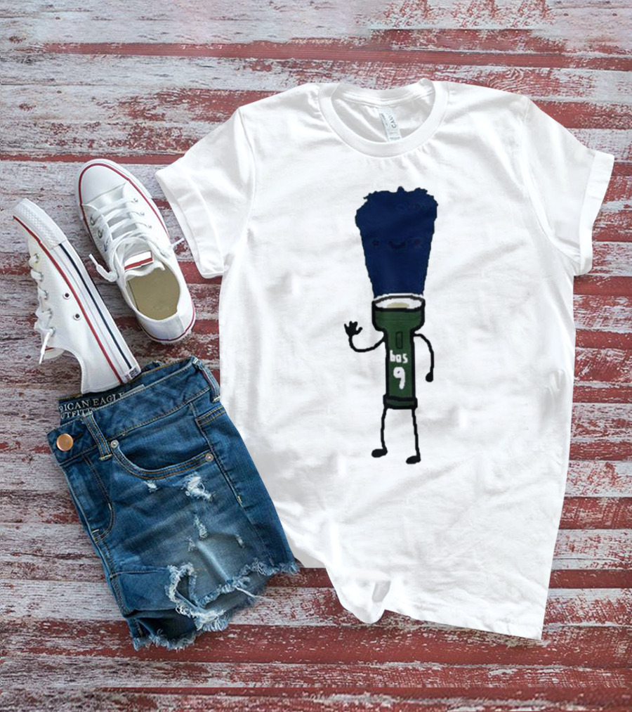 Derrick Light Boston 9 Flashlight Character T-Shirt