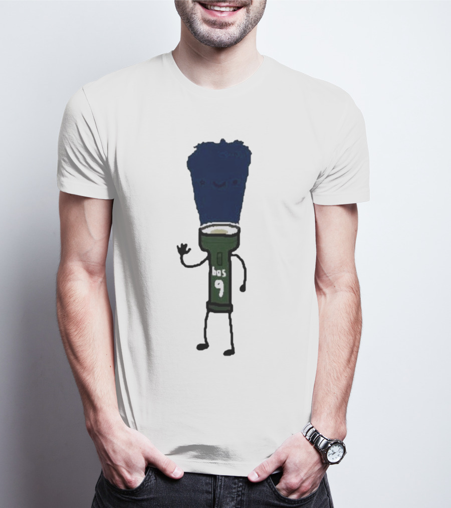 Derrick Light Boston 9 Flashlight Character T-Shirt