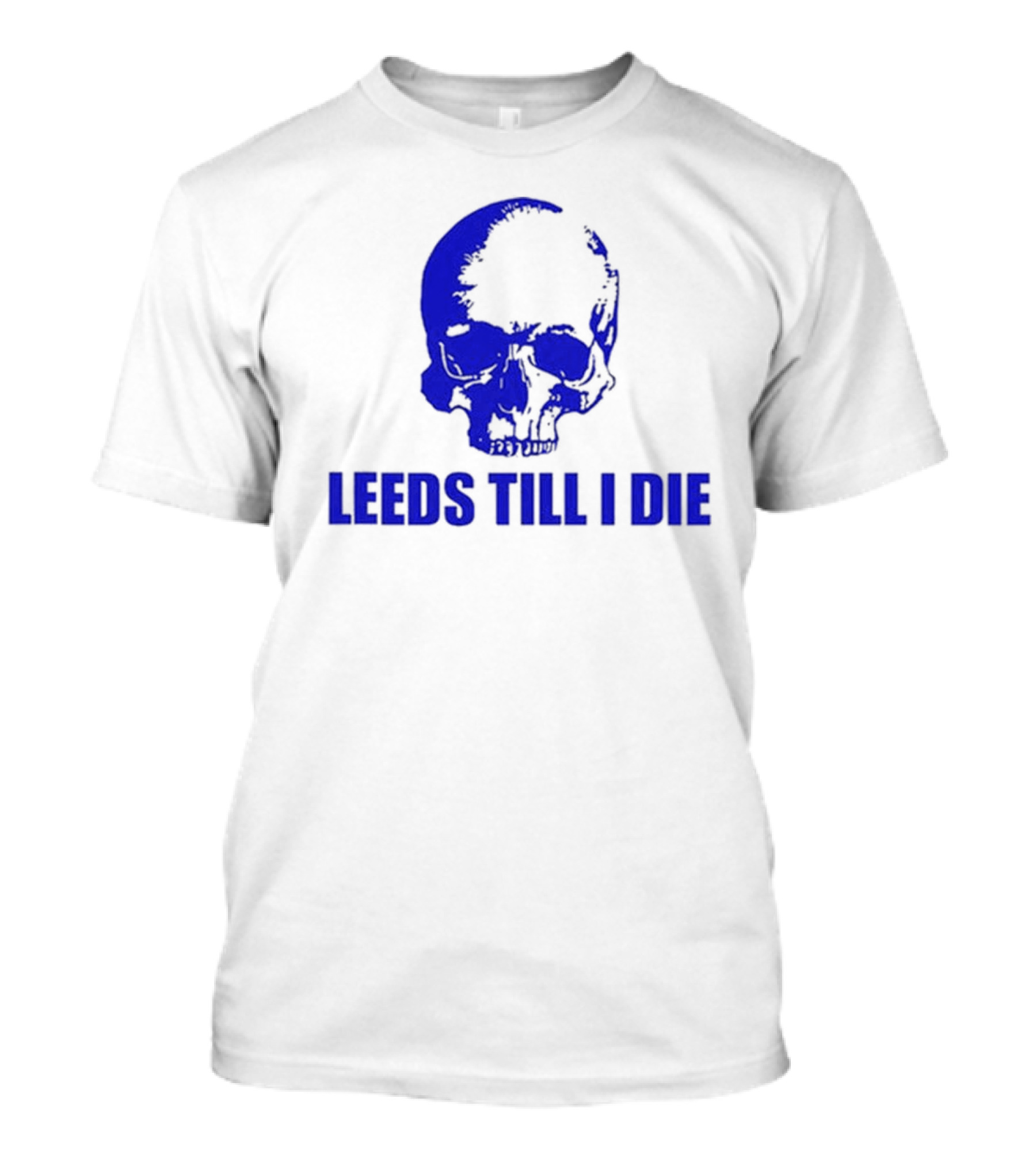Punk Football Shop Leeds Till I Die Skull T-Shirt