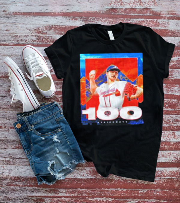 Atlanta Braves Spencer Strider 100 Strikeouts Vintage T-Shirt