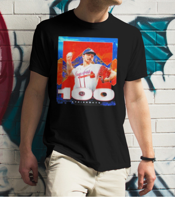 Atlanta Braves Spencer Strider 100 Strikeouts Vintage T-Shirt