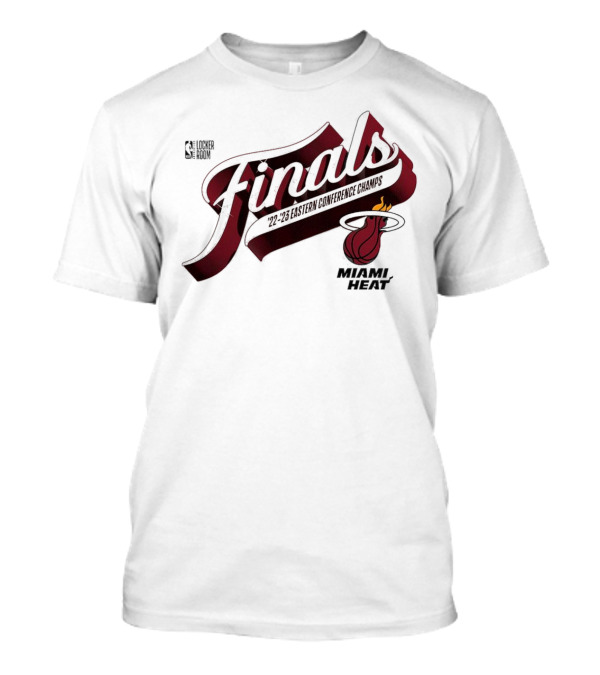 Miami Heat '22-'23 Eastern Conference Champs Finals Locker Room T-Shirt