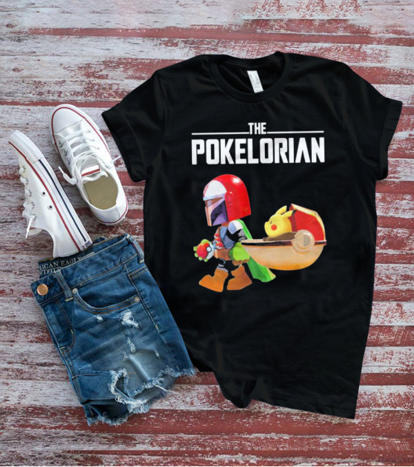 THE POKELORIAN Pikachu Yoda Parody Pop Culture Crossover T-Shirt