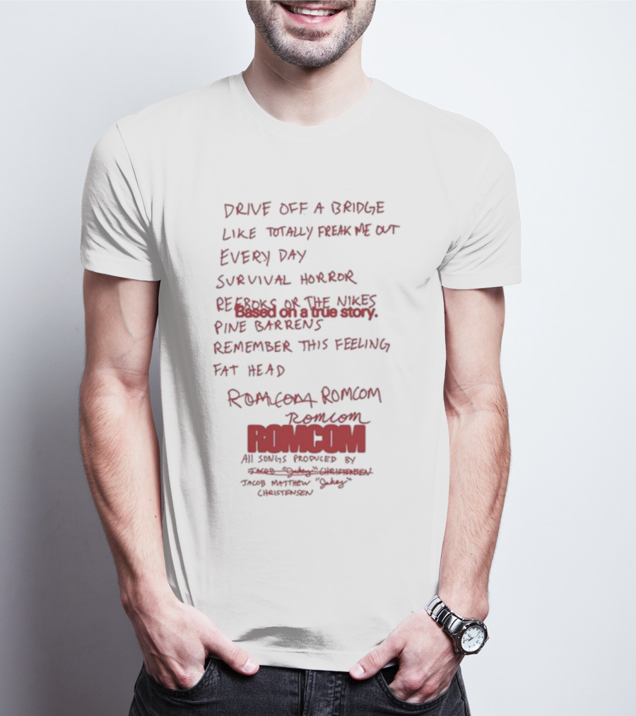 Jakey Romcom Drive Off A Bridge Like Totally Freak Me Out Survival Horror T-Shirt