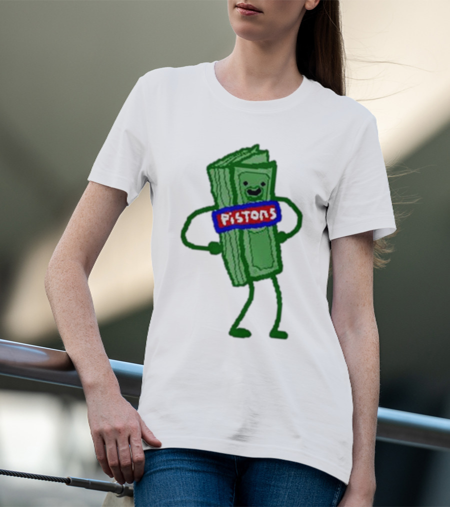 Monty Williams Pistons Money Mascot T-Shirt