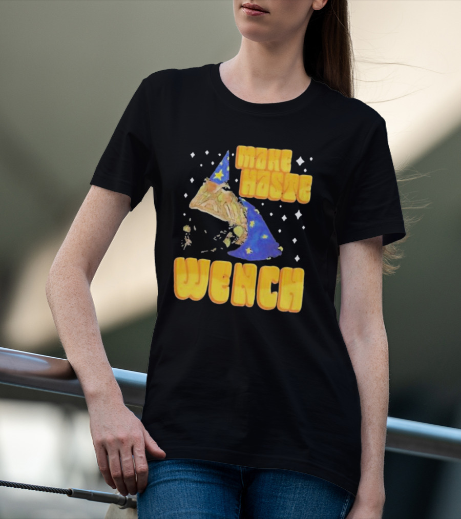 Make Haste Wench Wizard Frog Stars T-Shirt