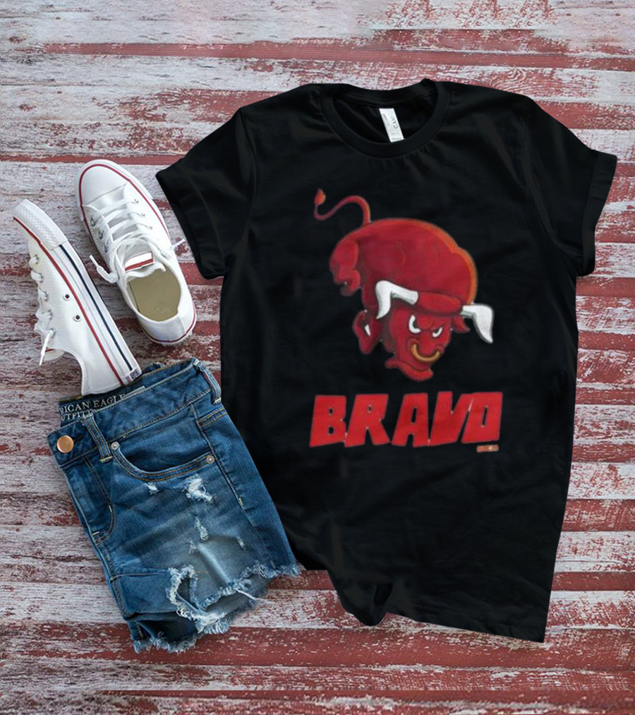 Bravo Red Bull Toro Bravo Charging Bull T-Shirt