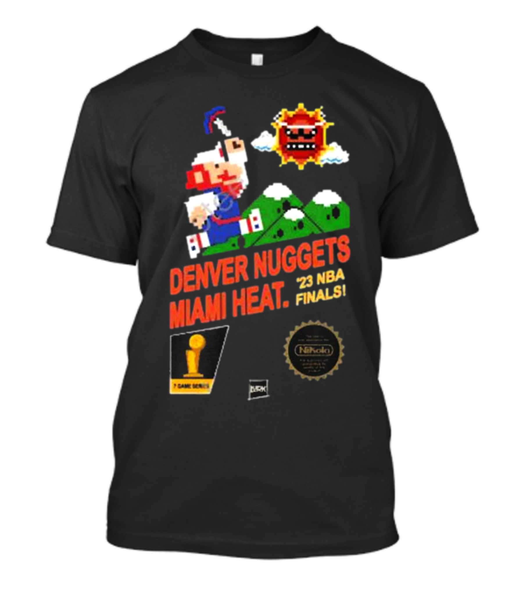 Denver Nuggets Miami Heat 23 NBA Finals Game Series Nintendo T-Shirt