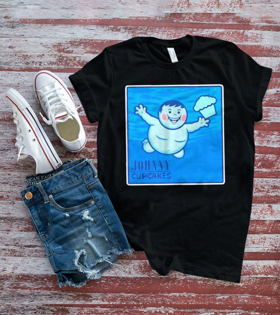 Johnny Cupcakes Swimming Boy With Cupcake T-Shirt