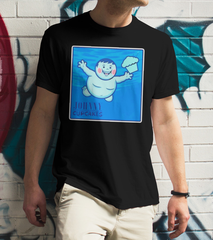 Johnny Cupcakes Swimming Boy With Cupcake T-Shirt