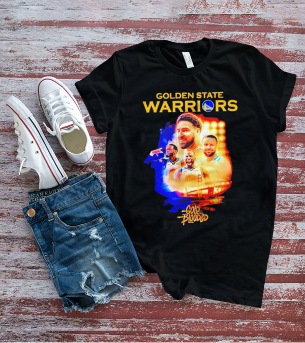 Golden State Warriors Gold Blooded Stephen Curry Klay Thompson Draymond Green T-Shirt