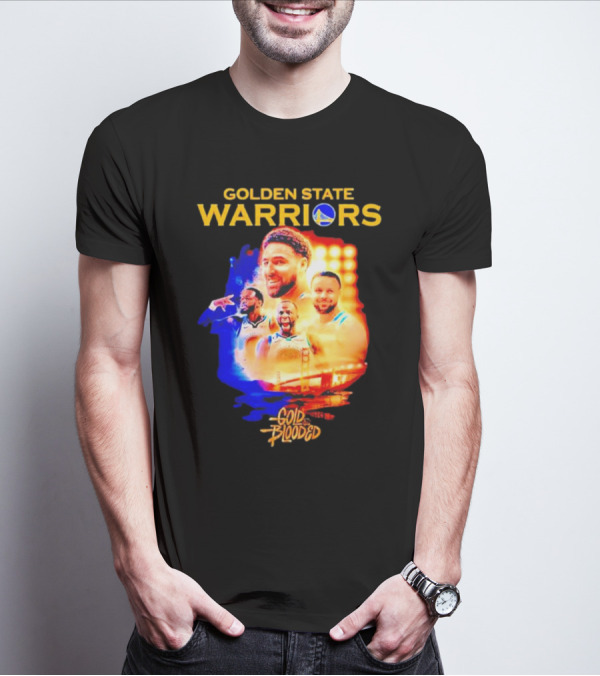 Golden State Warriors Gold Blooded Stephen Curry Klay Thompson Draymond Green T-Shirt