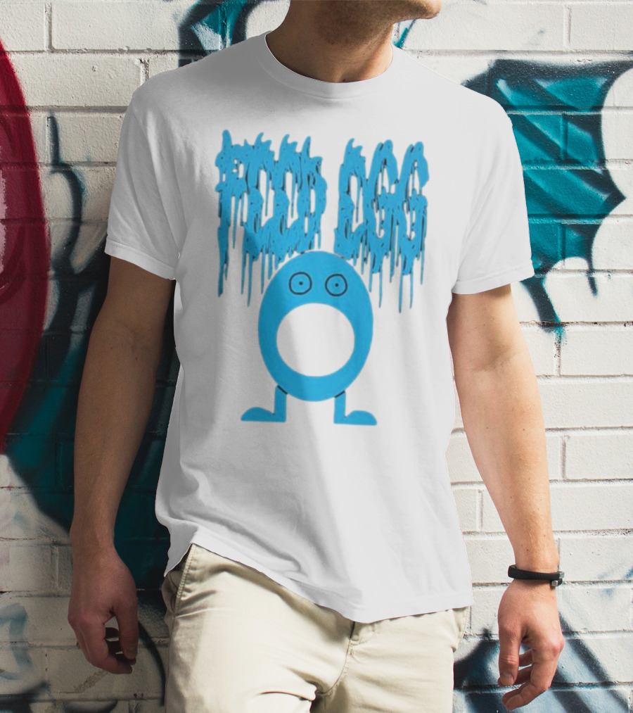 Feed Egg ITYSL Limited Blue Cartoon Character T-Shirt