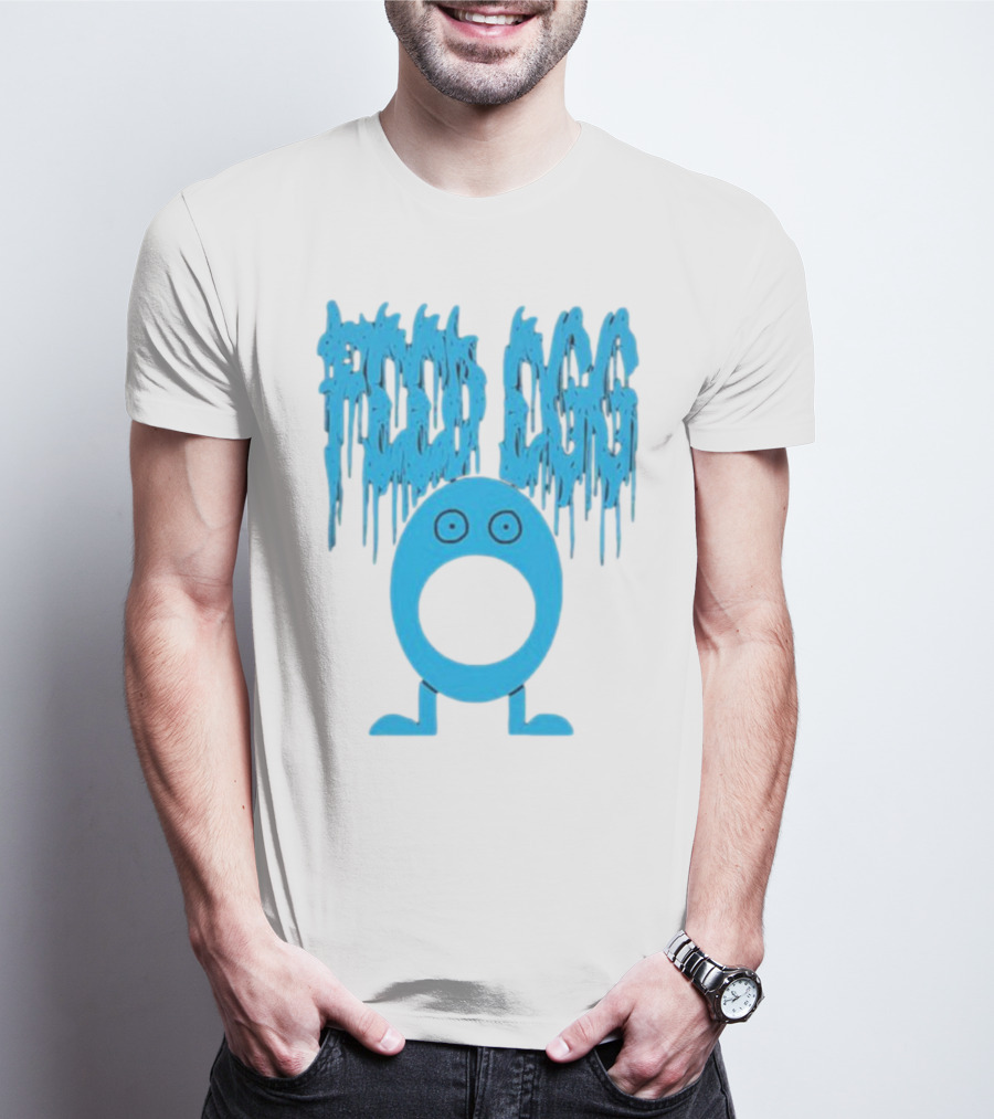 Feed Egg ITYSL Limited Blue Cartoon Character T-Shirt