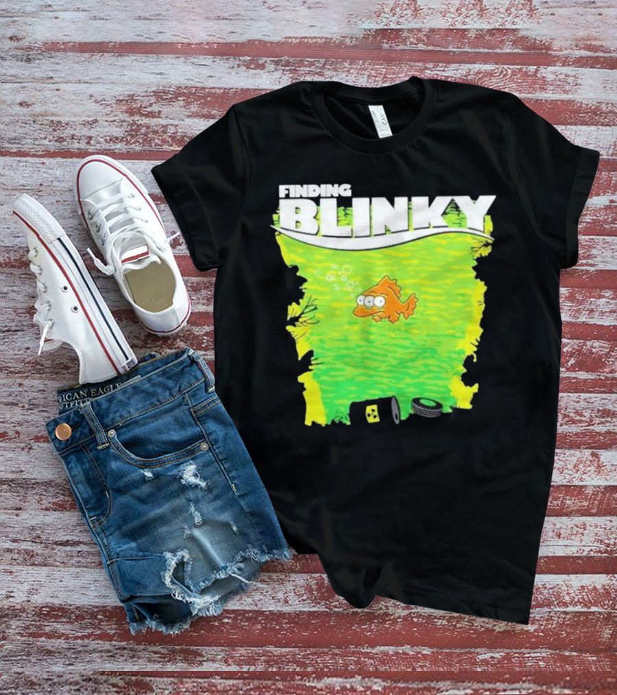 Finding Blinky Three-Eyed Fish Dump Reference T-Shirt