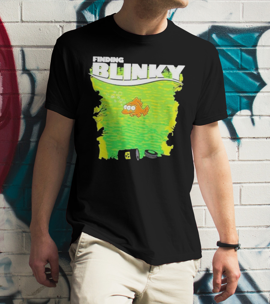 Finding Blinky Three-Eyed Fish Dump Reference T-Shirt