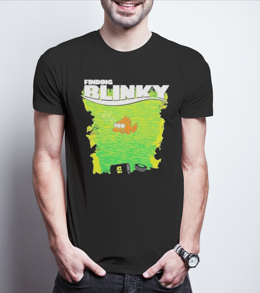 Finding Blinky Three-Eyed Fish Dump Reference T-Shirt
