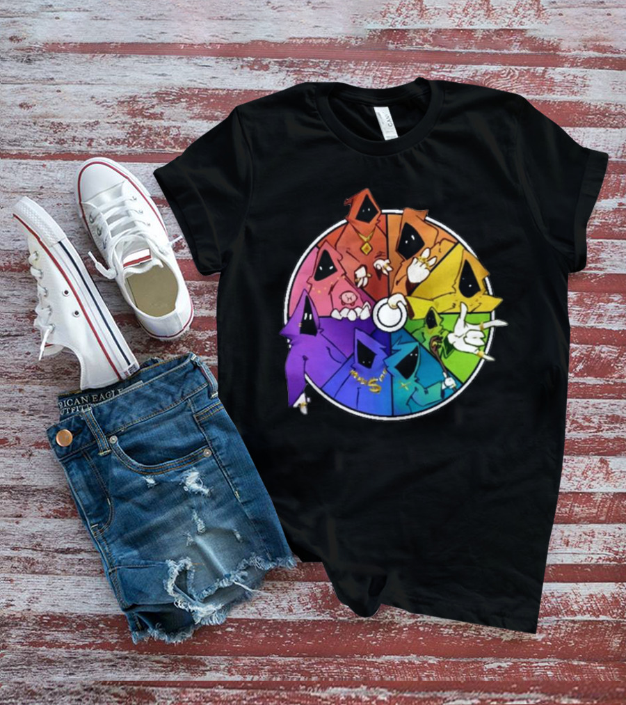 Shadow Wizard Money Gang Rainbow Circle T-Shirt