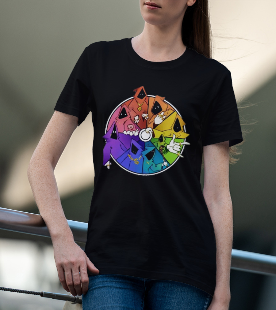 Shadow Wizard Money Gang Rainbow Circle T-Shirt