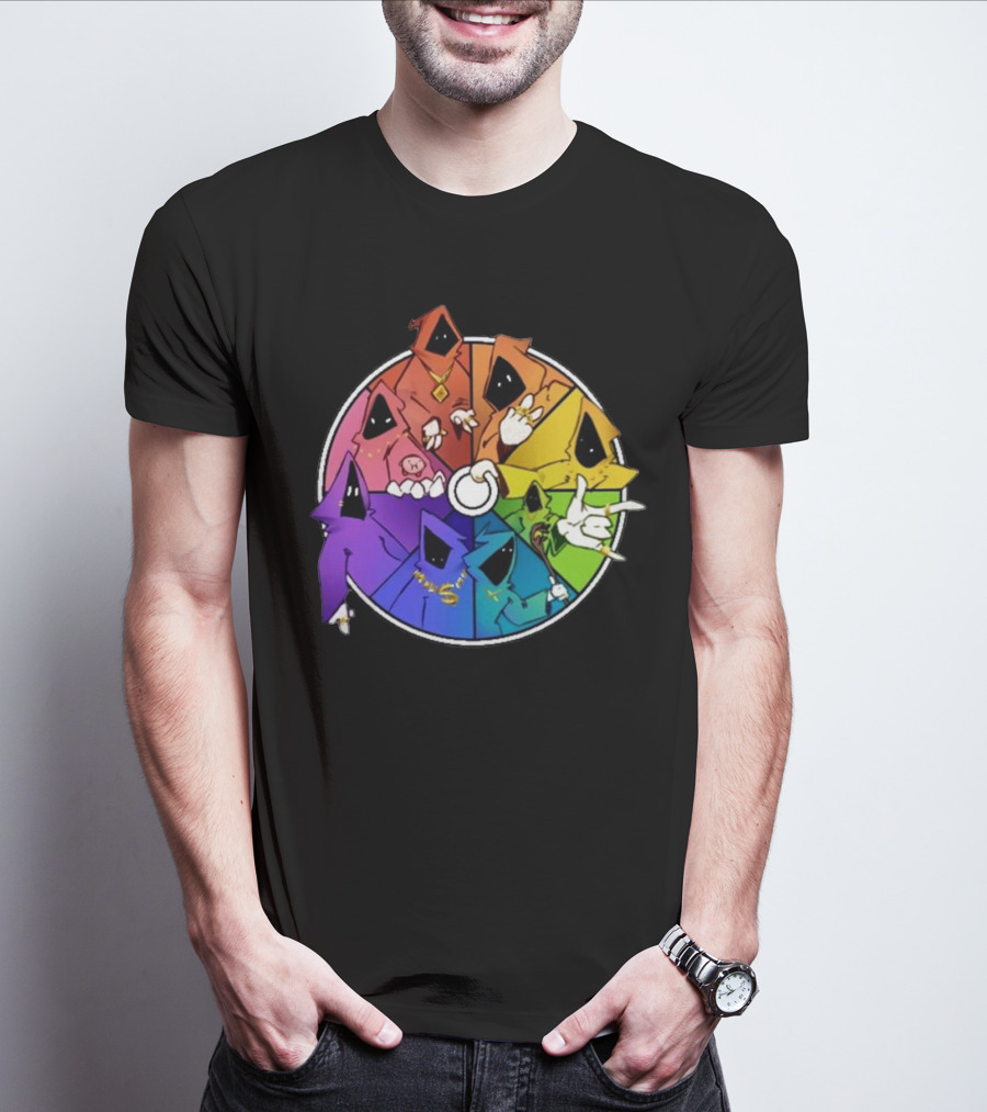 Shadow Wizard Money Gang Rainbow Circle T-Shirt
