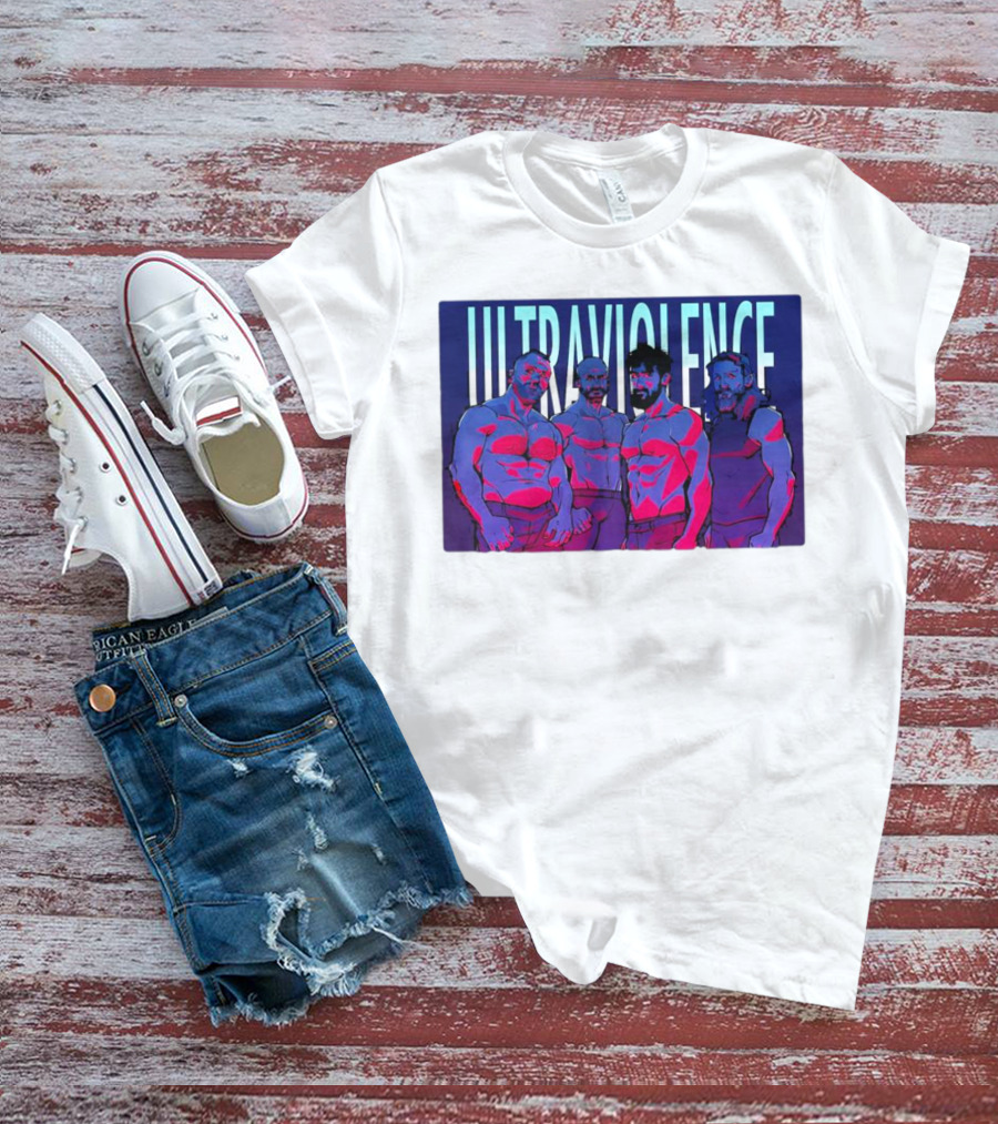 Ultraviolence AEW Wrestlers Neon T-Shirt