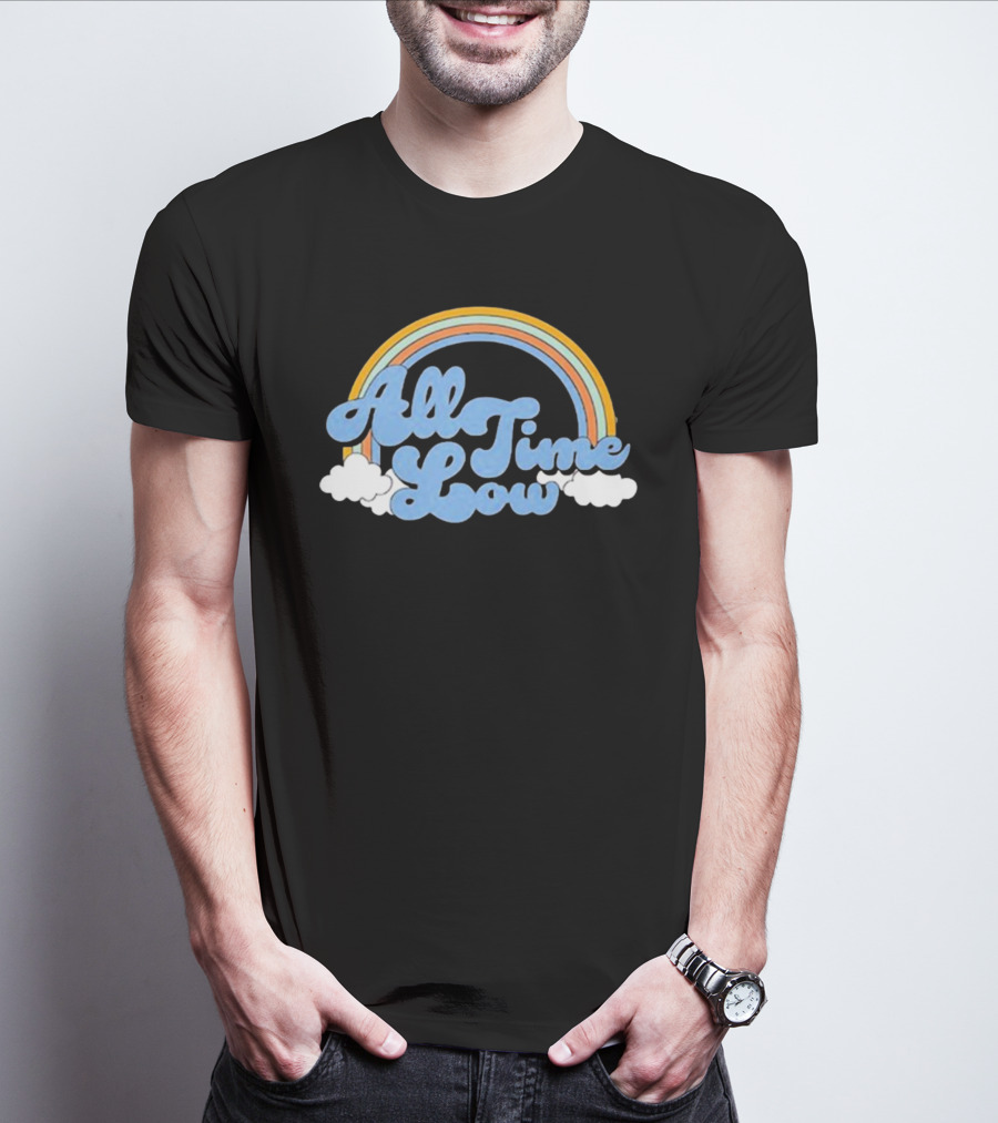 All Time Low Rainbow Clouds T-Shirt