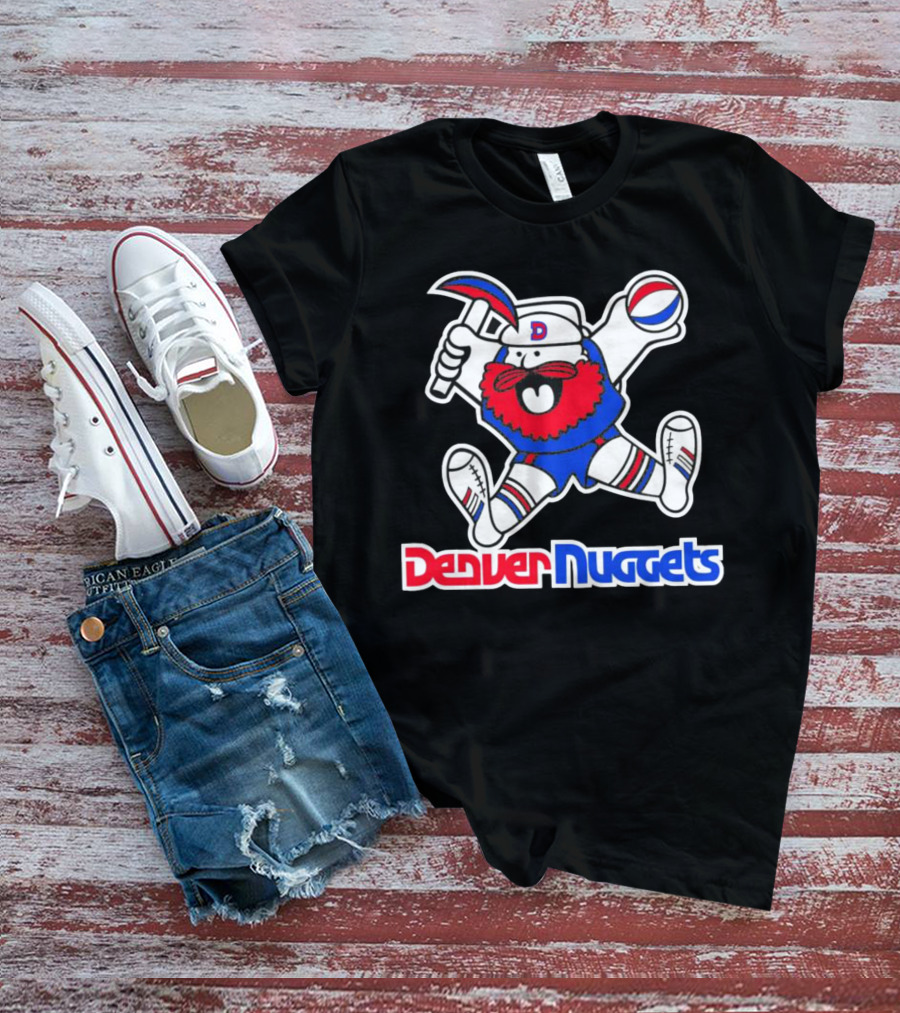 Denver Nuggets Classics Miner Mascot Throwback T-Shirt