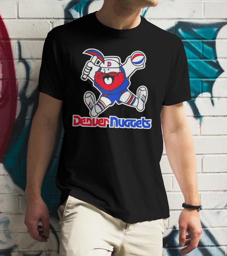 Denver Nuggets Classics Miner Mascot Throwback T-Shirt