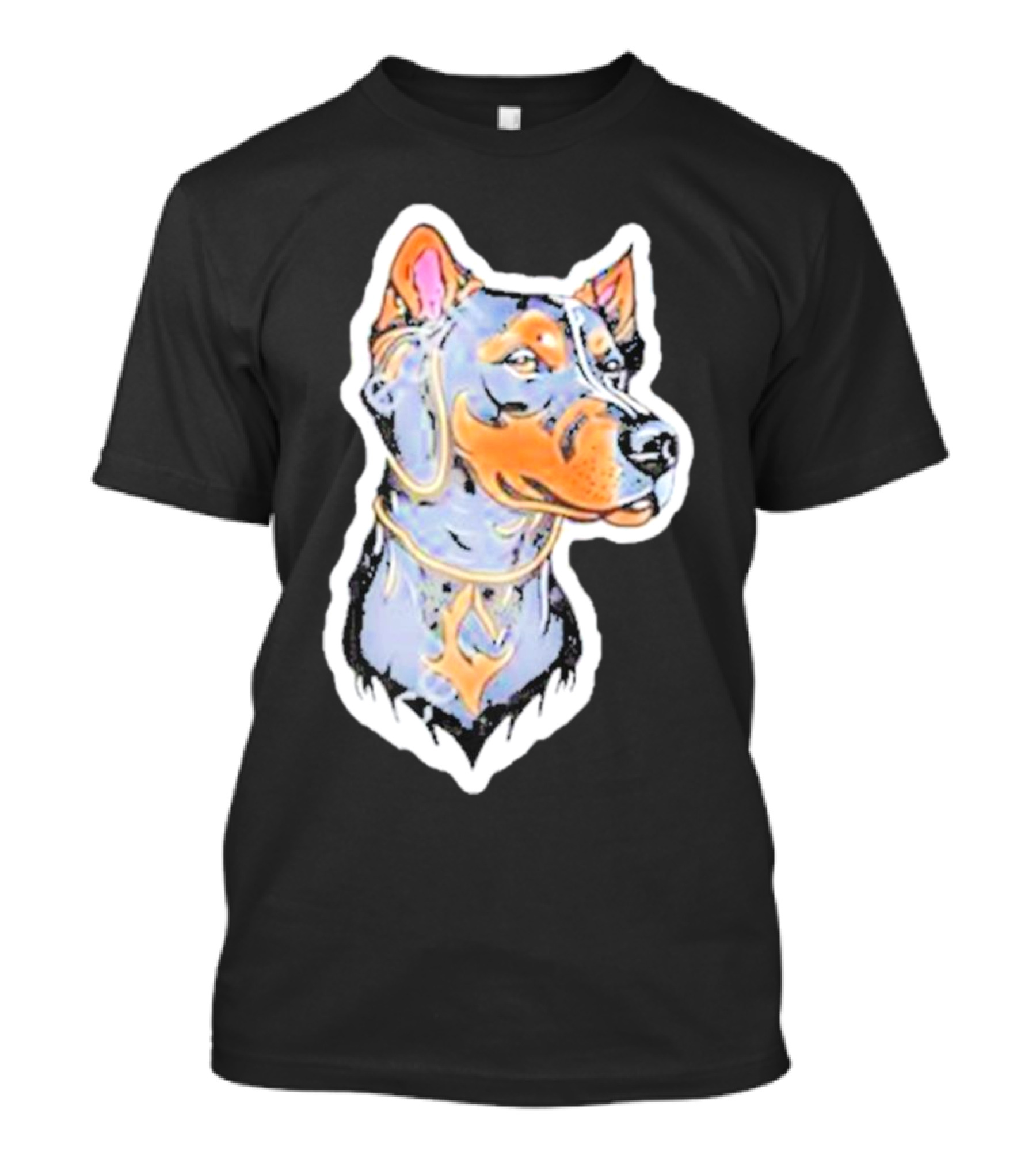 Doberman Pinscher Dog Colorful T-Shirt