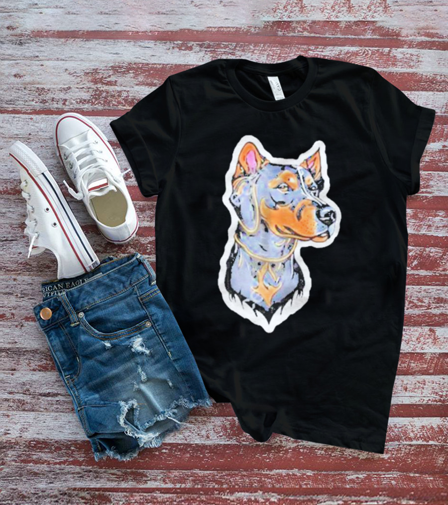 Doberman Pinscher Dog Colorful T-Shirt