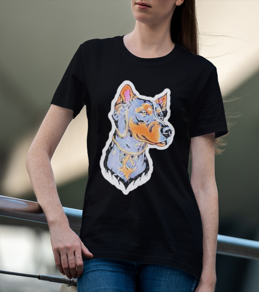 Doberman Pinscher Dog Colorful T-Shirt