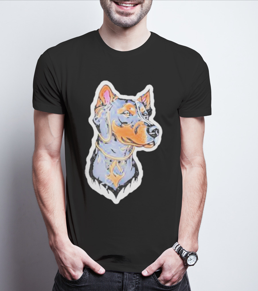 Doberman Pinscher Dog Colorful T-Shirt