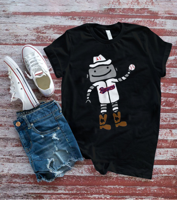 Texas Rangers Jason Robertson Robo Multisport Athlete Baseball Robot T-Shirt