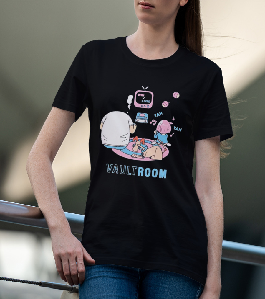 Vault Room Gaming Fun With Win Lose Challenge T-Shirt