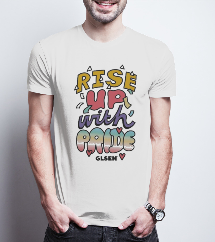 Glsen Rise Up With Pride Wilson Cruz T-Shirt
