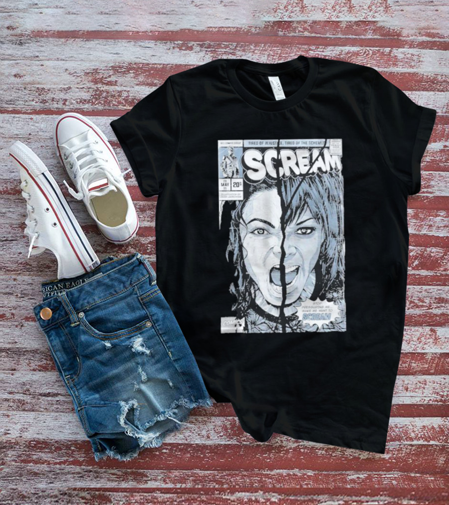 Mj History Scream Tired Of Injustice Tired Of The Schemes Comic May 20 Scream T-Shirt
