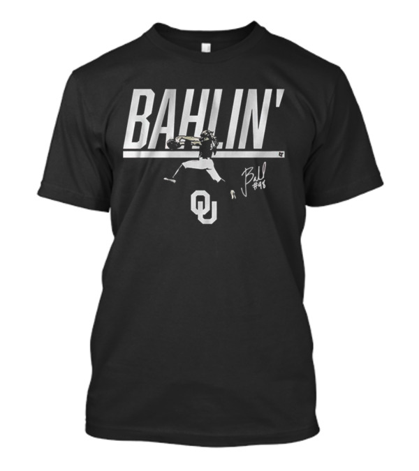 BAHLLIN' OU Softball Jordy Bahl #98 Signature T-Shirt
