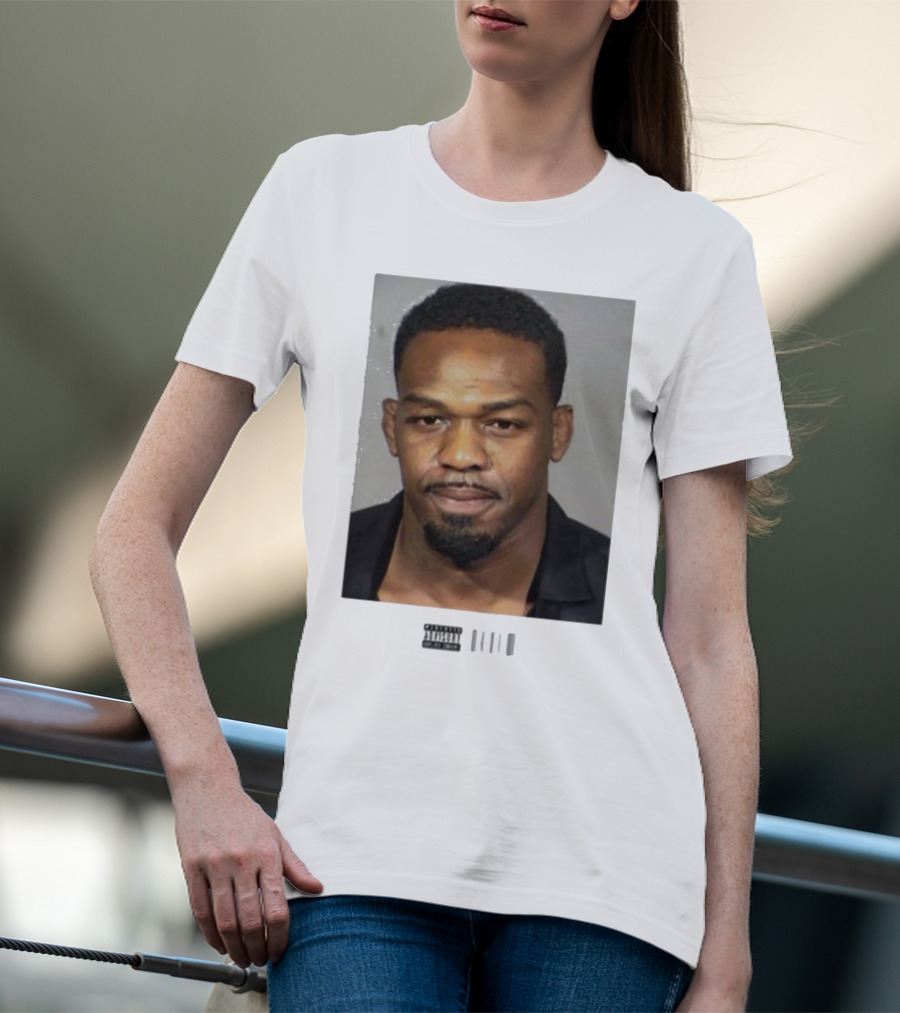 Jon Jones Mugshot UFC Champion Image T-Shirt