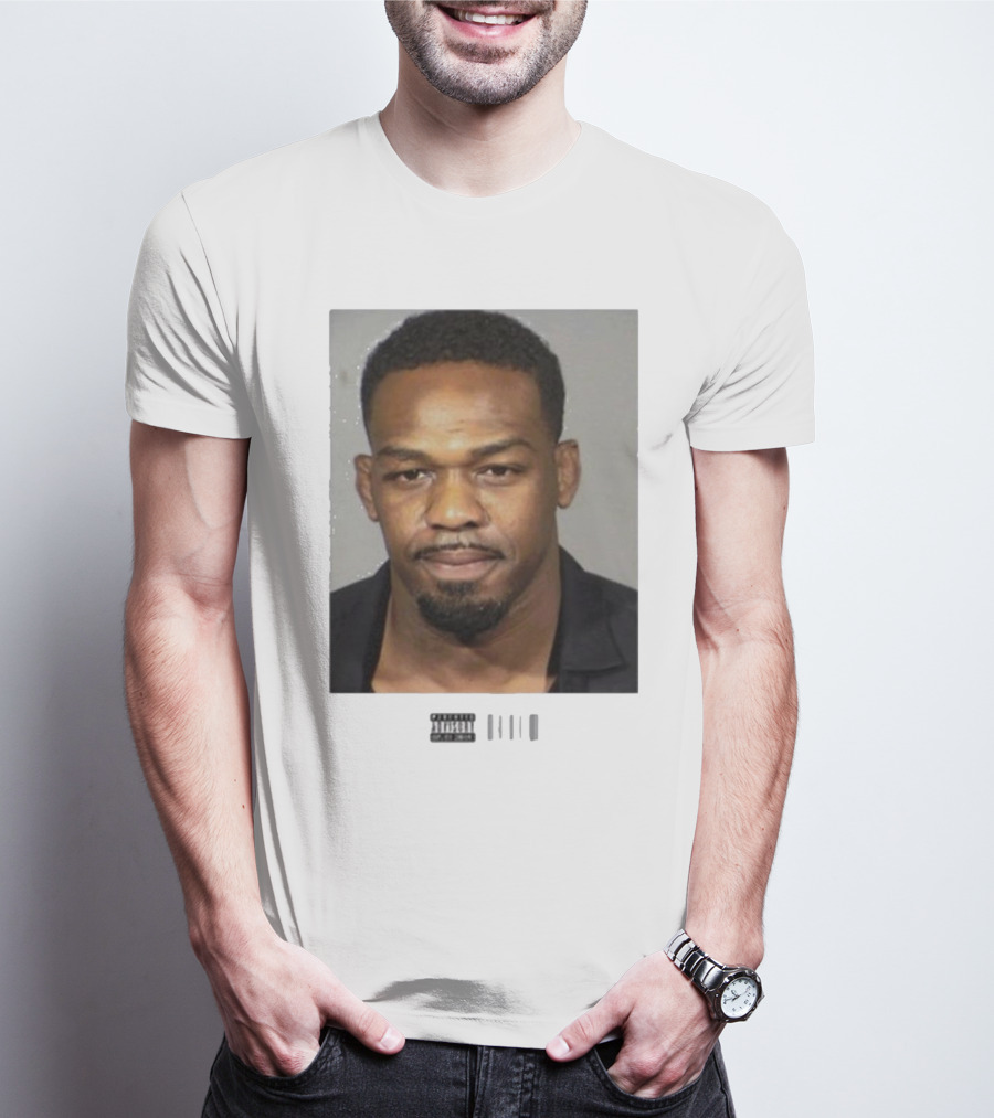 Jon Jones Mugshot UFC Champion Image T-Shirt