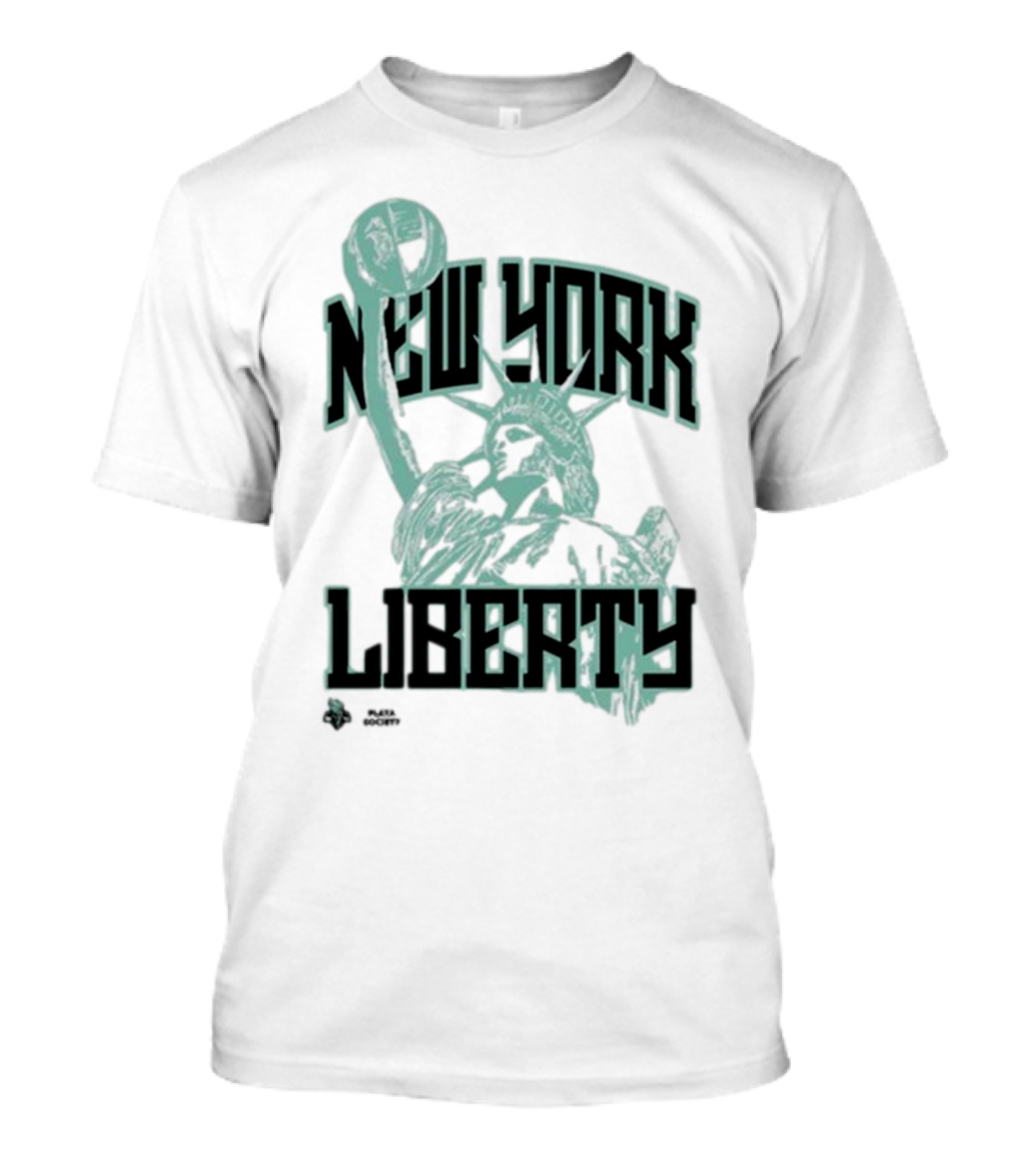Playa Society New York Liberty Team Statue Of Liberty T-Shirt
