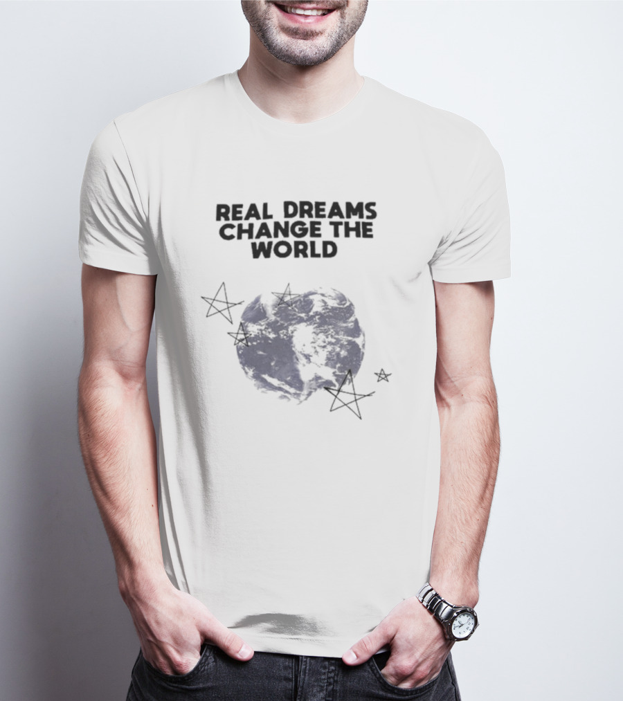 RDCWorld Planet Limited Real Dreams Change The World T-Shirt