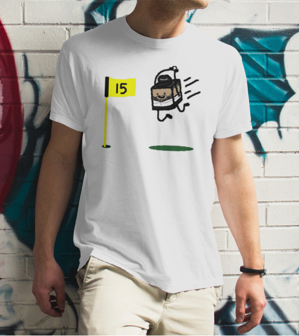 Michael Block Animated Golf Celebration Flag 15 T-Shirt