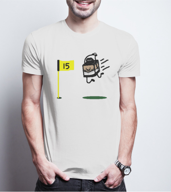 Michael Block Animated Golf Celebration Flag 15 T-Shirt