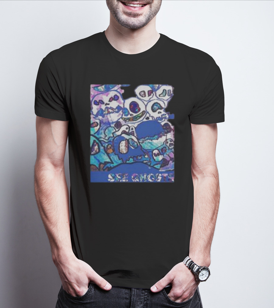 Kids See Ghosts Kanye West Kid Cudi Fan Art Pouya T-Shirt