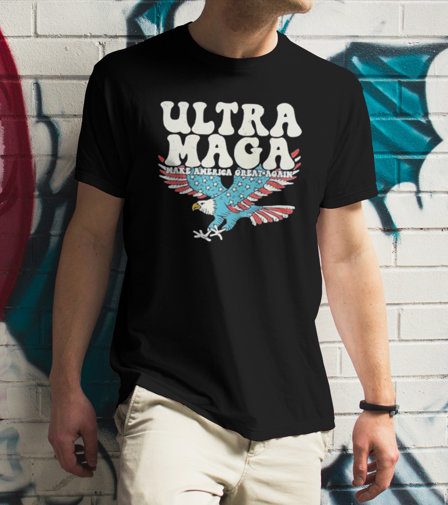 Ultra Maga Make America Great Again Eagle T-Shirt
