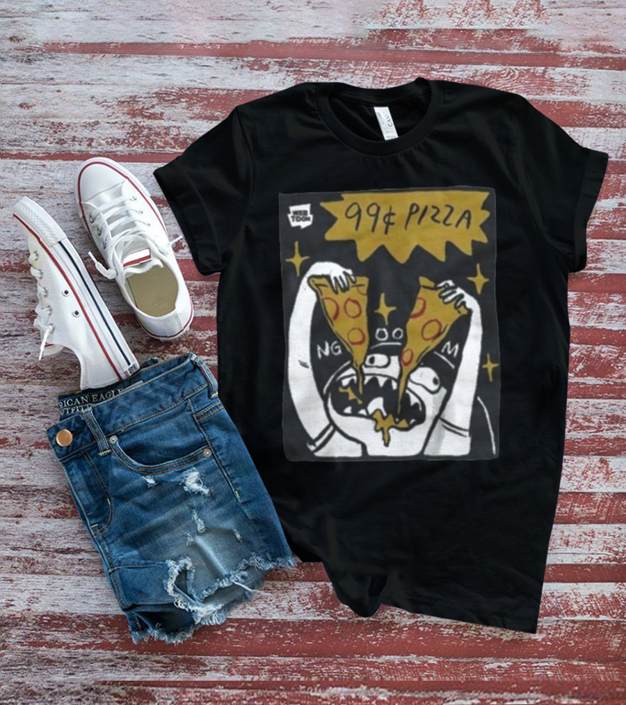 My Giant Nerd Boyfriend Wee Toon 99¢ Pizza T-Shirt