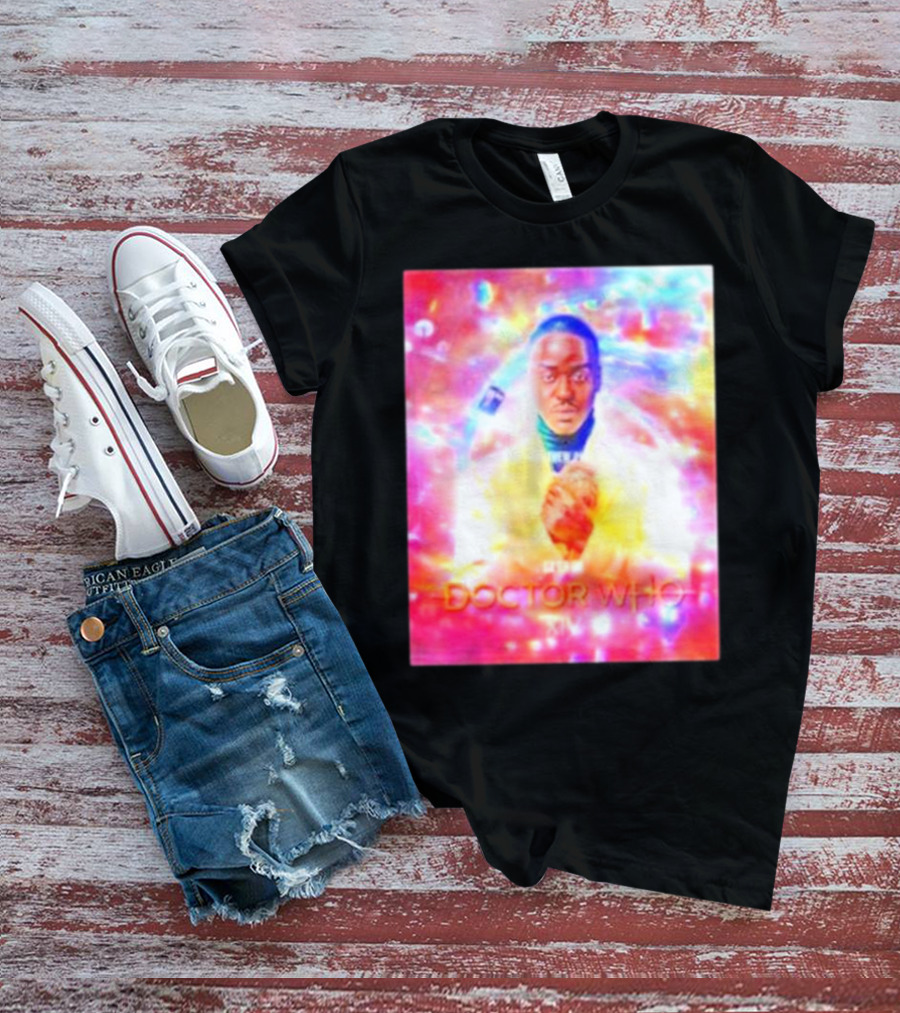 Doctor Who 14 Ncuti Gatwa Vibrant Time Traveler T-Shirt