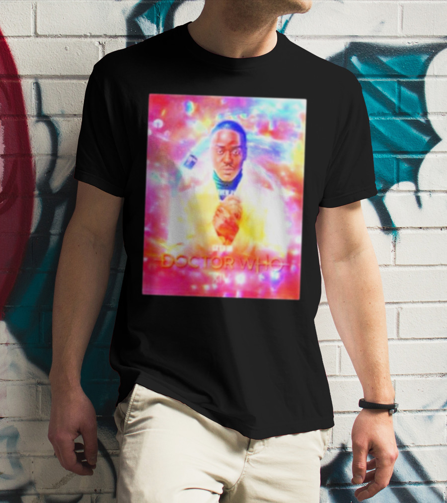 Doctor Who 14 Ncuti Gatwa Vibrant Time Traveler T-Shirt