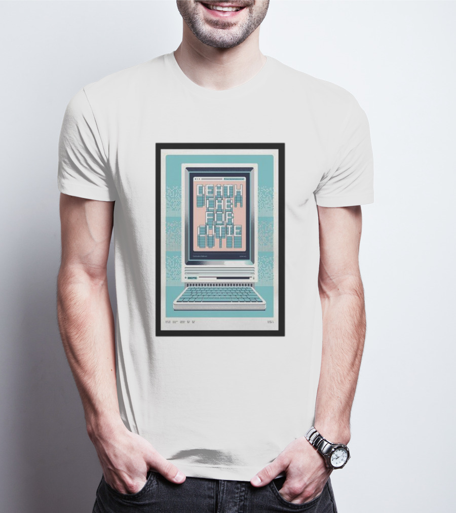 Death Cab For Cutie Commodore Ballroom Vancouver Retro Computer T-Shirt