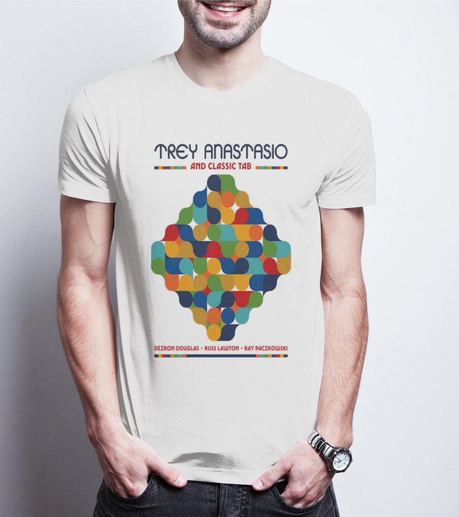 Trey Anastasio And Classic TAB Dezron Douglas Russ Lawton Ray Paczkowski T-Shirt